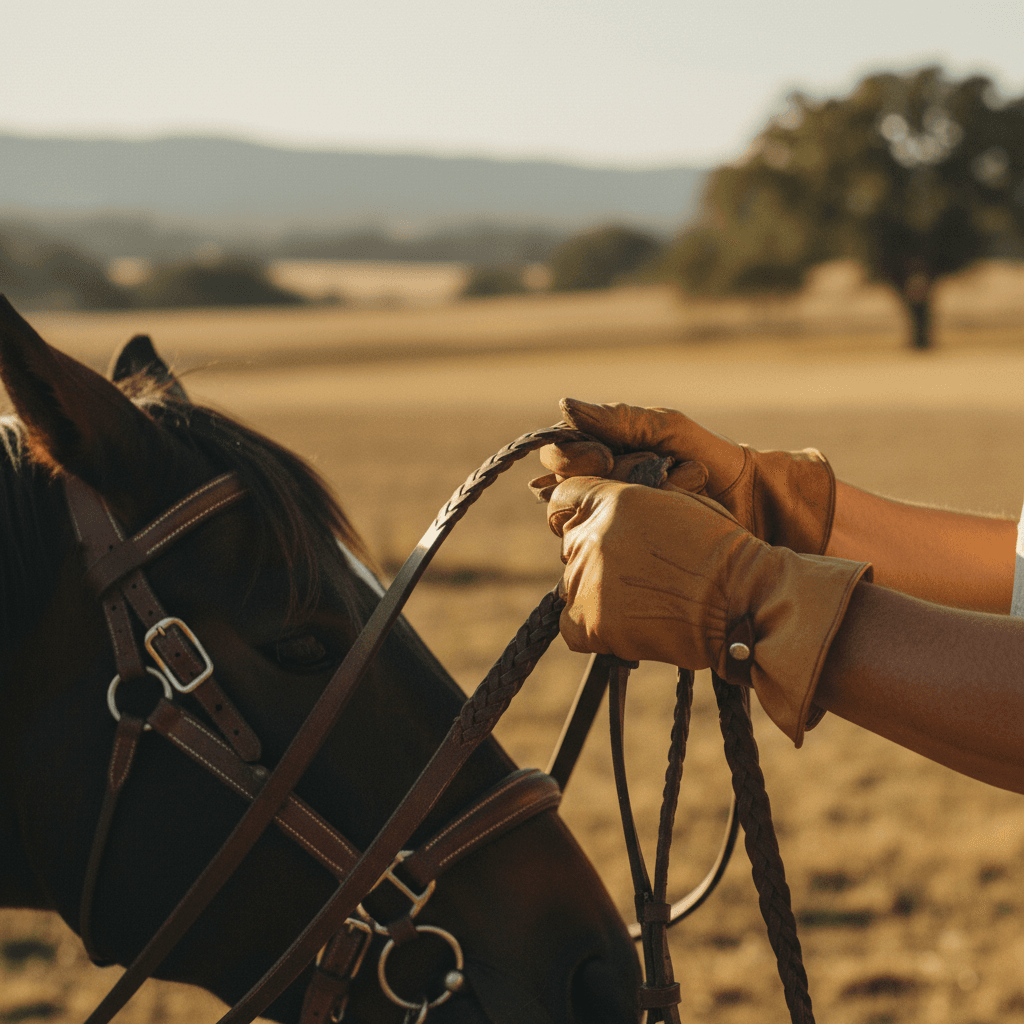 George preparando un tour a caballo en La Fortuna